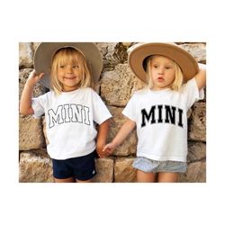 mini svg, varsity letters svg, mama and mini svg, kids shirt svg, toddler shirt svg, mommy and mini svg, mothers day svg