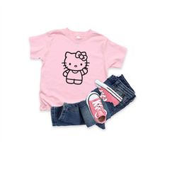 Kawaii Kitty Shirt, Cute Cat Shirt, Kitty Shirt, Cat Shirt, Kawaii Kitty Birthday Gift Shirt, Toddler Shirt, Kids Shirt