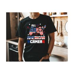 All Amerigamer US Flag Svg, 4th Of July Gaming Svg, American Video Game Svg, All American Boy Svg, Patriotic American Sv