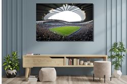 Etihad Stadium City of Manchester Canvas Wall Art  Gift For Man City Fans  Manchester City Canvas Art  Panoramic Etihad