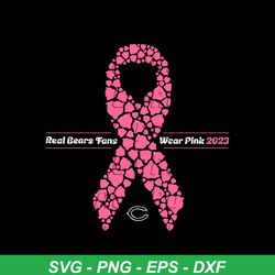 real bears fans wear pink 2023 svg cutting digital file
