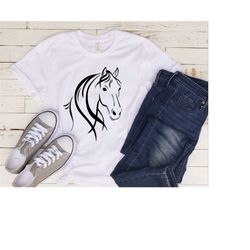 Horse Shirt, Horse Lover Tee, Horse Girl Shirt, Gift for Mother, Horse Lover Tees, Horse Lover Gift, Love Horses Shirt,