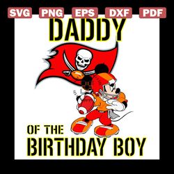Daddy Of The Birthday Boy Tampa Bay Buccaneers Svg, Sport Svg, Birthday Svg, Tampa Bay Buccaneers Svg, Birthday Boy Svg,