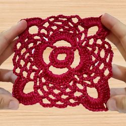 A Crochet Coaster pdf Pattern