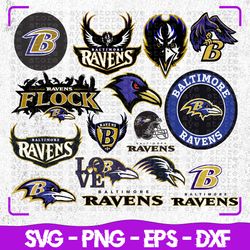Baltimore Ravens Football Team Svg, Baltimore Ravens Svg, Baltimore Ravens Svg, Clipart Bundle, N F L teams, NFL Teams