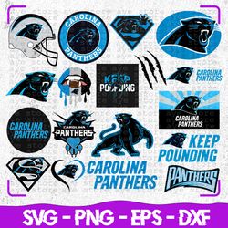 Carolina Panthers bundle, Carolina Panthers Football Team Svg, Carolina Panthers Svg, Carolina Panthers bundle