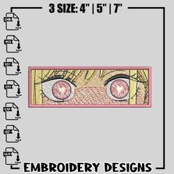 Marin Eyes embroidery design, Marin Eyes embroidery, anime design, logo design, anime shirt, Digital download