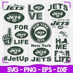 New York Jets Football Team Svg, New York Jets Svg, New York Jets Svg, Clipart Bundle, NFL teams, NFL svg, NFL logo, Foo