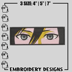 Mikasa Eyes embroidery design, attack on titan embroidery, anime design, logo design, anime shirt, Digital download