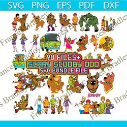 Retro Scary Scooby Doo Cartoon SVG Bundle Download