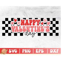Happy Valentines Svg | Valentines Day Svg | Be My Valentine | Retro Valentine Png | Funny Couple Gift Shirt | Love Me Cr