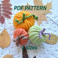 Pumpkin crochet pattern, Halloween Crochet Pattern, Crochet Pumpkin, Crochet Pattern, Crochet Meadow Pumpkin,