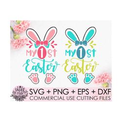 My First Easter Svg,Easter Svg File,Bunny Svg,Commercial File Svg,Kids Easter Svg,Easter,Instant Download,Cut Files,Cric