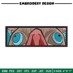 Inosuke mask embroidery design, Inosuke embroidery, Anime design, Embroidery shirt, Embroidery file,Digital download