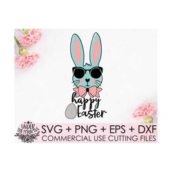 Easter Svg ,  Easter Bunny Svg , glasses svg, Easter Egg Svg ,  Holiday Svg , happy easter, /Clipart, Cut file, Cricut,