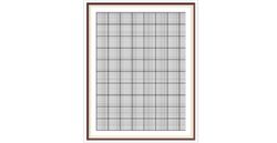 Grid Paper - Graphic Paper - A Sheet for Creating a Cross Stitch Scheme - A4 & Letter - PDF