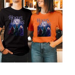 T-SHIRT (1811) Halloween Sanderson Witches Witch Museum Magic Wizard Salem Sisters Candle of Black Flame Broom Bunch of