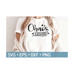 Chaos Coordinator SVG Files, Mother's Day Svg, Mom Life Svg, Funny Mom Svg, Chaos Queen Svg, Svg For Making Cricut File,