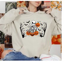 Halloween Hoodie, The Nightmare Before Sweatshirt, Jack Skellington Sweatshirt, Halloween Sweatshirt, Halloween Party, G
