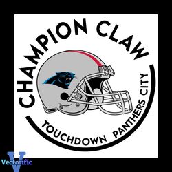 Champion Claw Touchdown Panthers City Svg, Sport Svg, Carolina Panthers Svg, Carolina Panthers Football Team Svg, Caroli