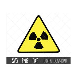 Radioactive svg, Radioactive sign svg, danger signs clipart, warning sign vector, Radioactive toxic halloween cricut sil