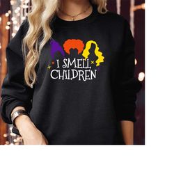 SWEATSHIRT (1786) Halloween Sanderson Witches Witch Museum Magic Wizard Salem Sisters Candle of Black Flame Broom Bunch