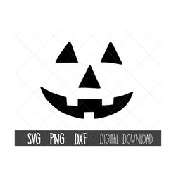 Pumpkin face svg, halloween svg, holiday clipart, pumpkin halloween png, dxf, jack-o-lantern svg, jack cricut silhouette