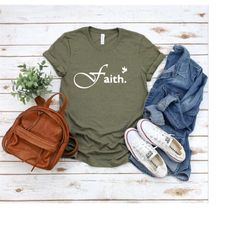 Faith T-shirt, Christian Shirt, Faith Shirt, Vertical Cross, Cross, Faith Cross, Religious Shirt, Church, Disciple, Love