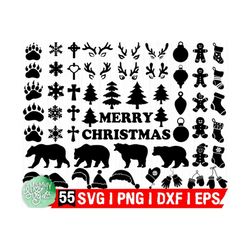 Christmas Svg Bundle,Xmas Svg,Snowflake Svg,Gingerbread Svg,Ginger Svg,Bear Svg,Cross Svg,Christmas Ornament Svg,Xmas Ha