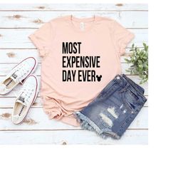 Most Expensive Day Ever Shirt, Best Day Ever Shirt, Vacation Shirt, Tangled Shirt, Holiday Shirt, Movie Shirt, Trip Shir