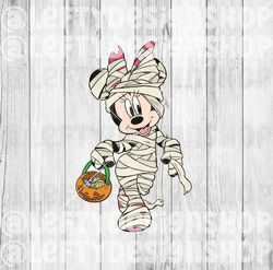 Mummy | Minnie | Halloween | SVG | PNG | Instant Download