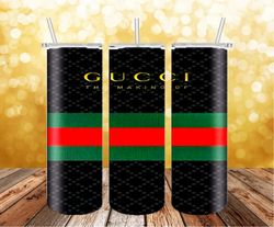 Gucci Tumbler Png, 20oz/30oz Skinny Tumbler Wrap, Tumblers Wrap, Fashion Tumbler Png, Instant download