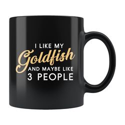goldfish mug, goldfish gift, goldfish owner gift