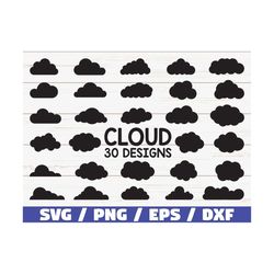 Cloud svg file/ Cloud clipart/ Cloud vector/ Cloud bundle Svg/ Cloud clip art/ Cloud cricut/ Clouds silhouette/ Cloud cu