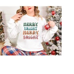 Merry and Bright Shirt, Christmas Shirts, Christmas Tree, Christmas Tshirt, Holiday Shirt, Christmas Shirt, Merry and Br
