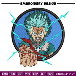 Deku circle embroidery design, Mha embroidery, Anime design, Embroidery shirt, Embroidery file, Digital download