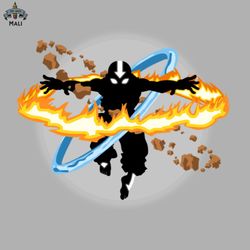 Avatar Aang Sublimation PNG Download