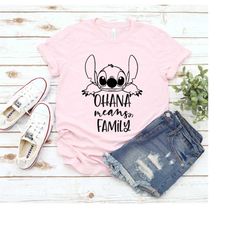 Ohana Means Family Shirt, Stitch Disney Shirt, Mickey Ears Shirt, Mouse and Friends Shirt, Family Vacation Shirt, Lilo a