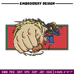 Luffy embroidery design, One piece embroidery, Anime design, Embroidery file, Embroidery shirt, Digital download (11)