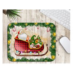 Christmas Santa Gnomes Mouse Pad Sublimation Design,Christmas Mouse Pad,Santa Mouse Pad,Gnomes Mouse Pad,Light Mouse Pad