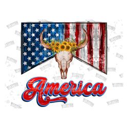 America Bull Skull Png Sublimation Design,USA Flag Buffalo Skull PNG Files for Sublimation, US Cow Skull Png, Western Pn