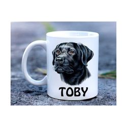 labrador mug, labrador gift mug, personalized mug, black labrador , custom mug, christmas gift funny mug