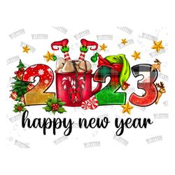 2023 Happy New Year Png Sublimation Design,Merry Christmas Png,Happy New Year Png, Leopard And Glitter,Happy New Year Pn