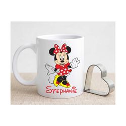 Minnie Mouse  Personalized Mug , Minnie Mouse Mug , Disney Mug , Custom Mug , Funny Mug, Disney Lovers Gift Mug , Coffee