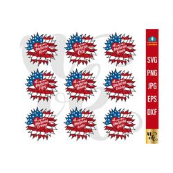 All American Mama svg, 4th Of July svg, American family Patriotic svg bundle, Fourth of July shirt png, USA Sunflower sv