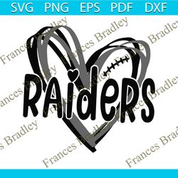 NFL Las Vegas Raiders Football Team SVG Graphic Design File