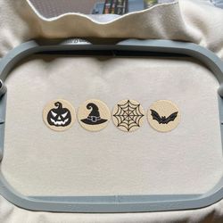 Halloween Spooky Cookie Embroidery Design, Halloween Sugar Cookie Embroidery File, Spooky Boo Embroidery Machine Design