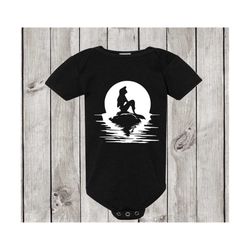 Baby Bodysuit |The Little Mermaid Baby Bodysuit | Funny Baby Bodysuit |  Baby Outfit