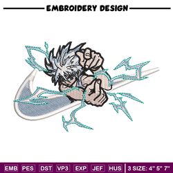 Nike x killua embroidery design, Hxh embroidery, Nike design, Embroidery shirt, Embroidery file, Digital download