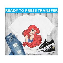 Ready to Press - Disney Little Mermaid - Disney Transfers - Colorful  Minnie - DTF- Iron On Transfers - Disney - Heat Tr